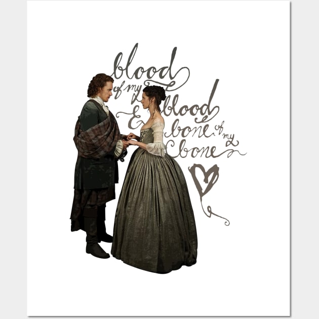 Outlander Blood of My Blood Illustration Wall Art by devanpm